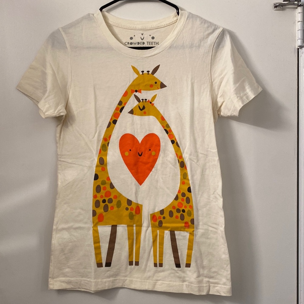 Crowded Teeth Giraffe Love Tee